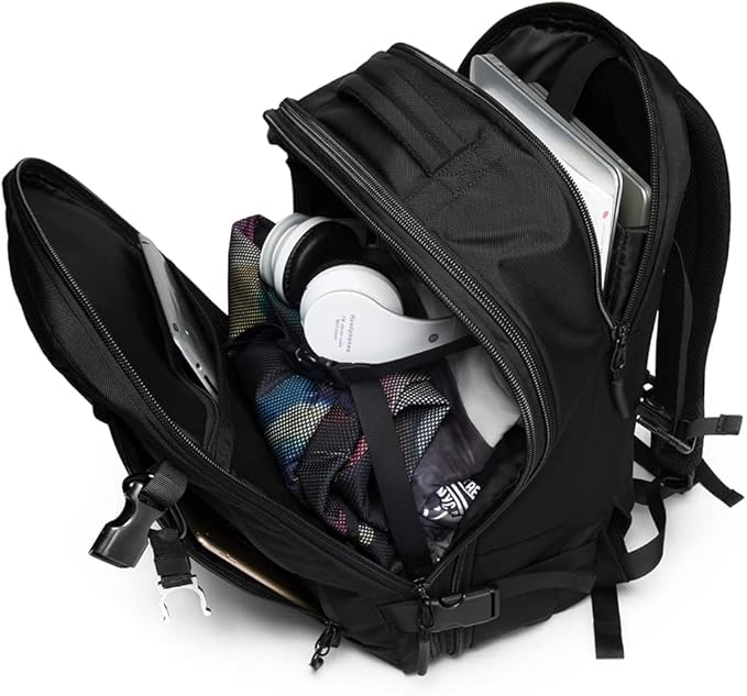 Bange 22039 smart nylon men black anti theft travel laptop backpacks