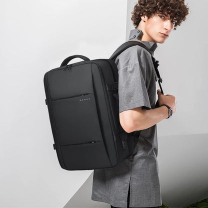 Bange 1908 Plus expandable polyester men travel backpacks anti theft laptop waterproof