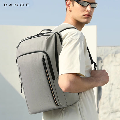 BANGE 7856 Grey Hot Sell New Arrival Wholesale Soft Lightweight Waterproof Men Casual Laptop Backpack