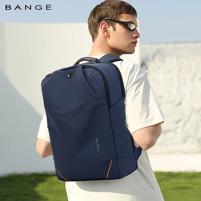 BANGE 8099 Blue Hot Sell New Arrival Wholesale Soft Lightweight Waterproof Men Casual Laptop Backpack