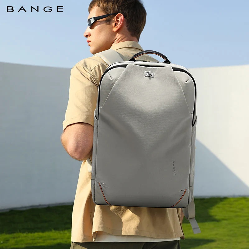 BANGE 8099 Grey Hot Sell New Arrival Wholesale Soft Lightweight Waterproof Men Casual Laptop Backpack