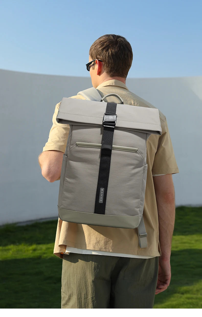 BANGE 3115 Grey Hot Sell New Arrival Wholesale Soft Lightweight Waterproof Men Casual Laptop Backpack