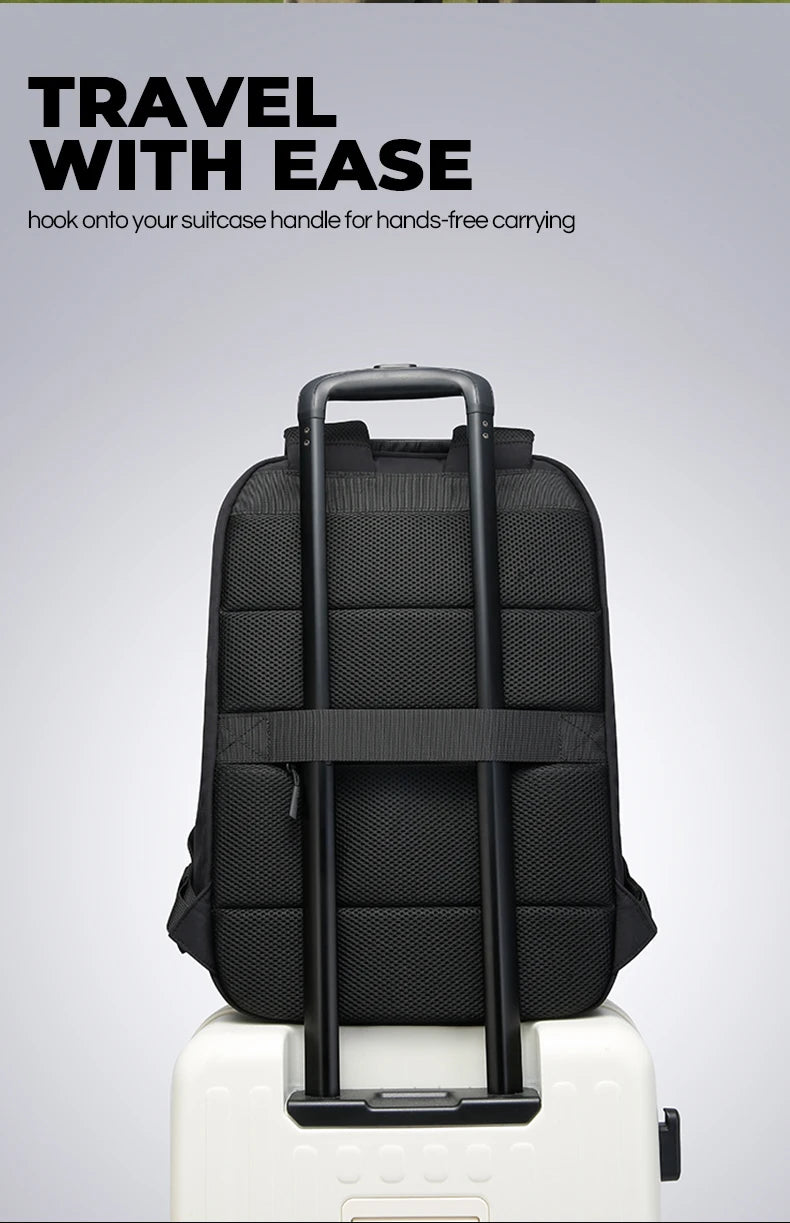 BANGE 8099 Grey Hot Sell New Arrival Wholesale Soft Lightweight Waterproof Men Casual Laptop Backpack