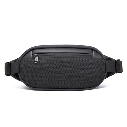 Bange Stylish Waterproof Crossbody Men Korean Style Sling Bag BG 7295 Black