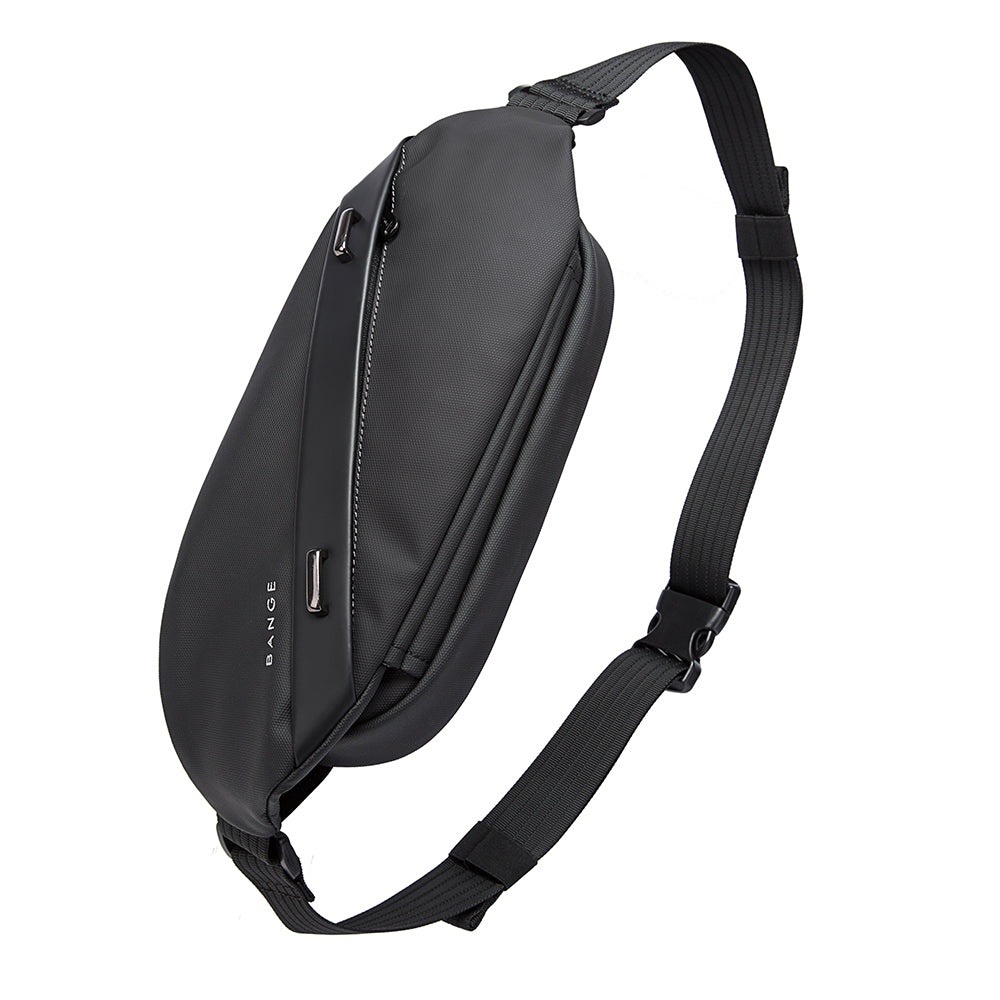 Bange Stylish Waterproof Crossbody Men Korean Style Sling Bag BG 7295 Black