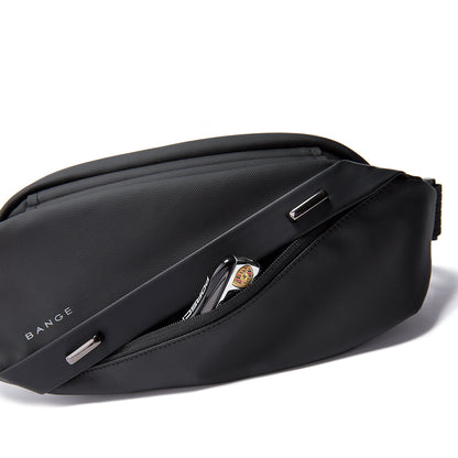 Bange Stylish Waterproof Crossbody Men Korean Style Sling Bag BG 7295 Black