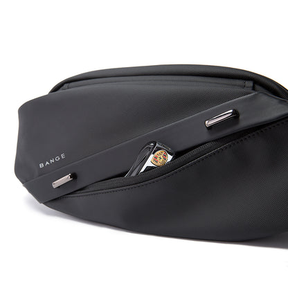Bange Stylish Waterproof Crossbody Men Korean Style Sling Bag BG 7295 Black