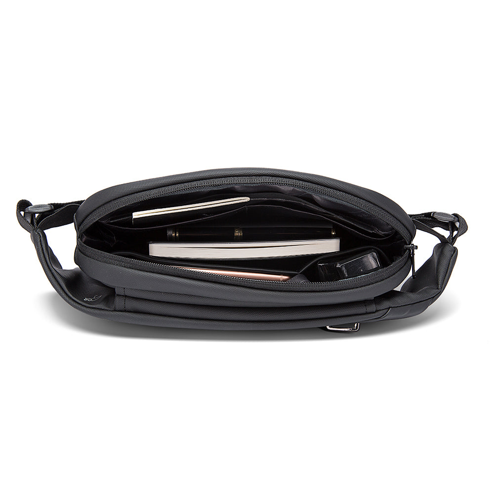 Bange Stylish Waterproof Crossbody Men Korean Style Sling Bag BG 7295 Black