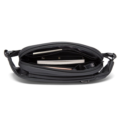 Bange Stylish Waterproof Crossbody Men Korean Style Sling Bag BG 7295 Black