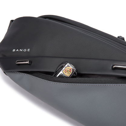 Bange Stylish Waterproof Crossbody Men Korean Style Sling Bag BG 7295 Grey