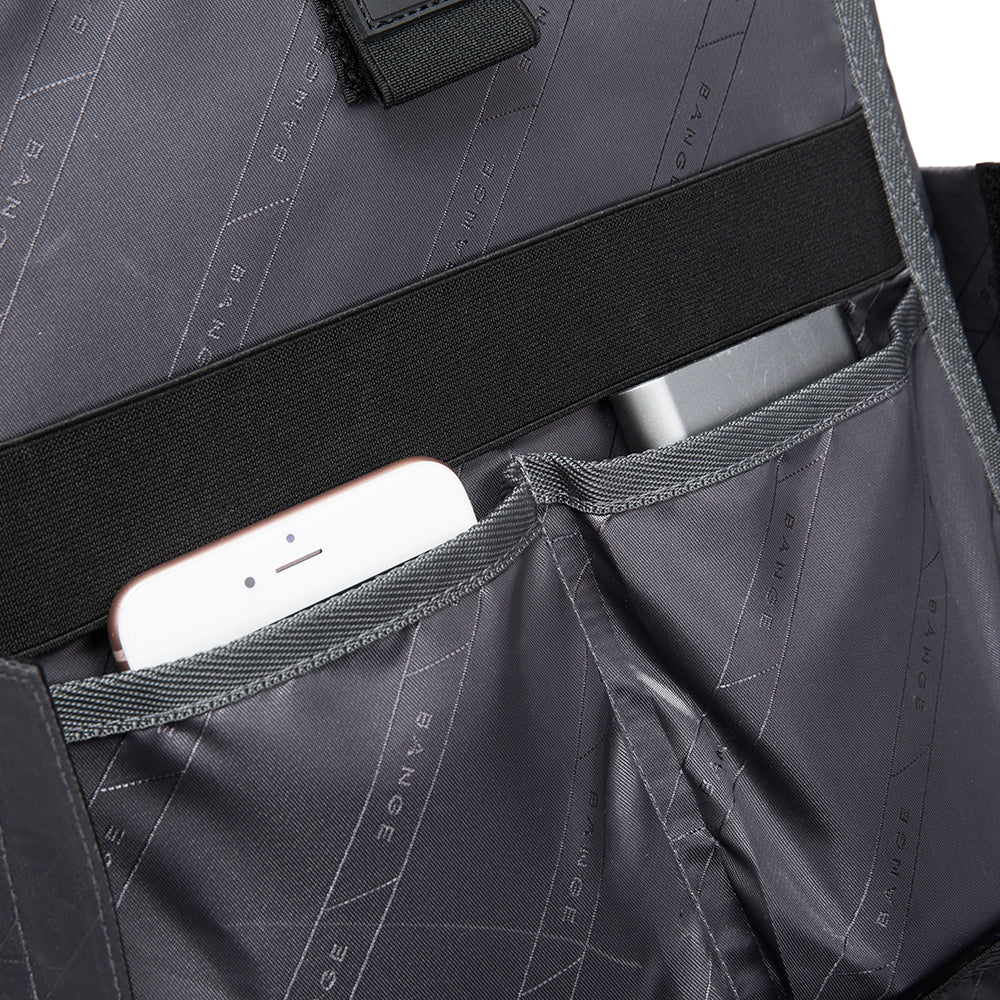 BANGE USB TSA Lock Waterproof Men Laptop Backpack Hard Outside Model 22092