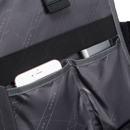 BANGE USB TSA Lock Waterproof Men Laptop Backpack Hard Outside Model 22092