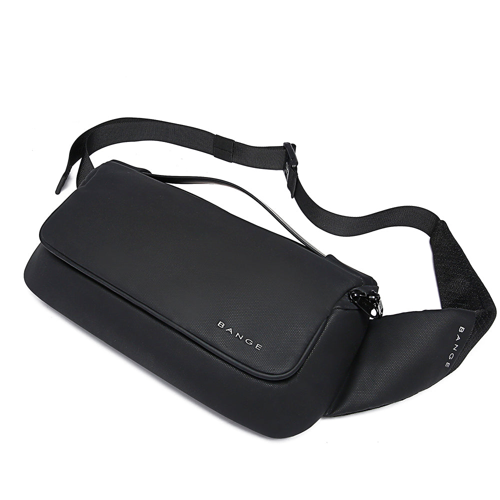 Bange Waterproof Anti Theft Shoulder CrossBody Sling Bag Model BG 77202 Black