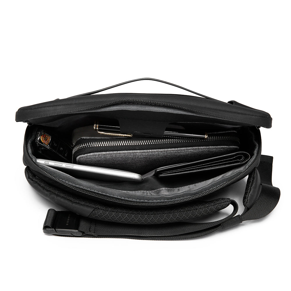 Bange Waterproof Anti Theft Shoulder CrossBody Sling Bag Model BG 77202 Black