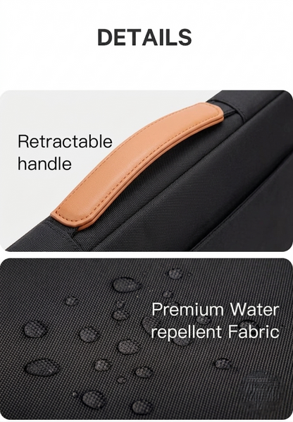 Bange 6802D Black new protective water resistant 15inch laptop sleeve with handle
