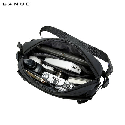 BANGE New Daily Unisex Waterproof Custom Men Crossbody Messenger Bag 7837 Black