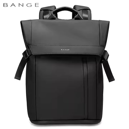Bange Waterproof Polyester Unisex Anti Theft Backpacks Laptop Model 7700 Black
