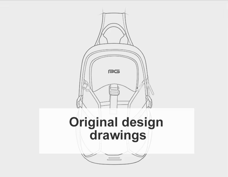 Bange High Quality Multifunctional Crossbody Men Shoulder Waterproof Sling Bag Model BG 77120 Black