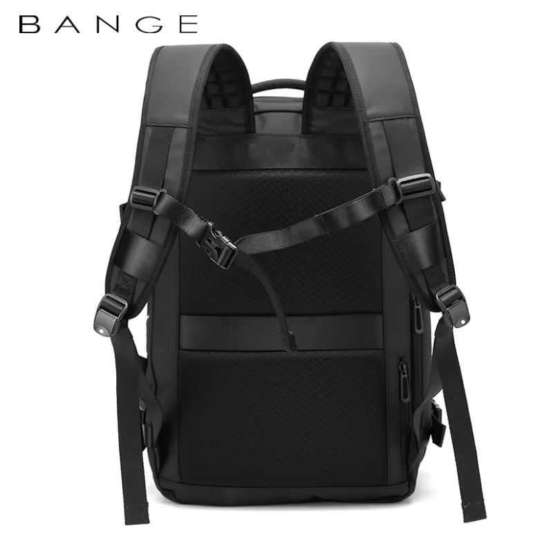 BANGE Hot Sell New Arrival Wholesale USB TSA Lock Weight Handle Waterproof Men Vacuum Compression Laptop Backpack 1909-8