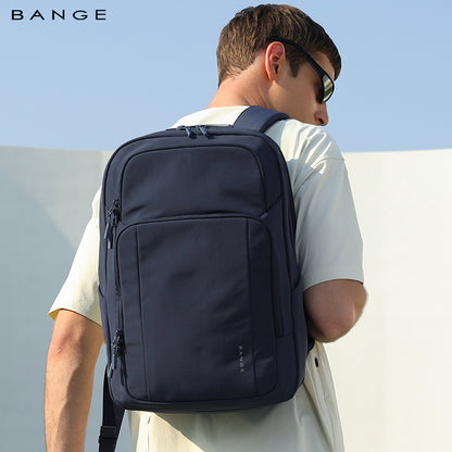 BANGE New Travel Waterproof Soft Lightweight Student Casual Bag Men Laptop Backpack 7839 Blue