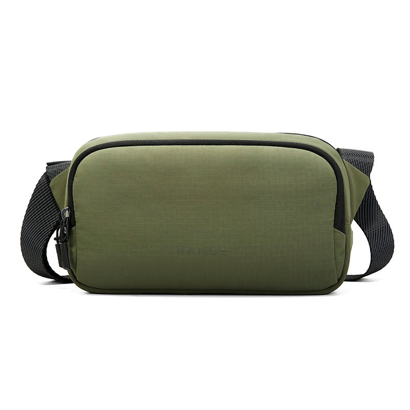 BANGE New Daily Unisex Lightweight Waterproof Custom Men Crossbody Messenger Bag 3097 Green