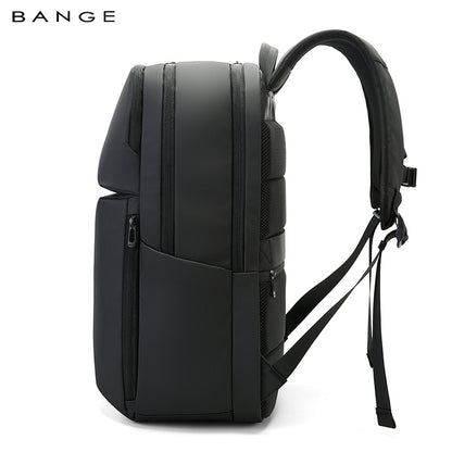 BANGE New Large Capacity Daily 15.6inch Light Waterproof Business Laptop Men Backpack 3065 Black