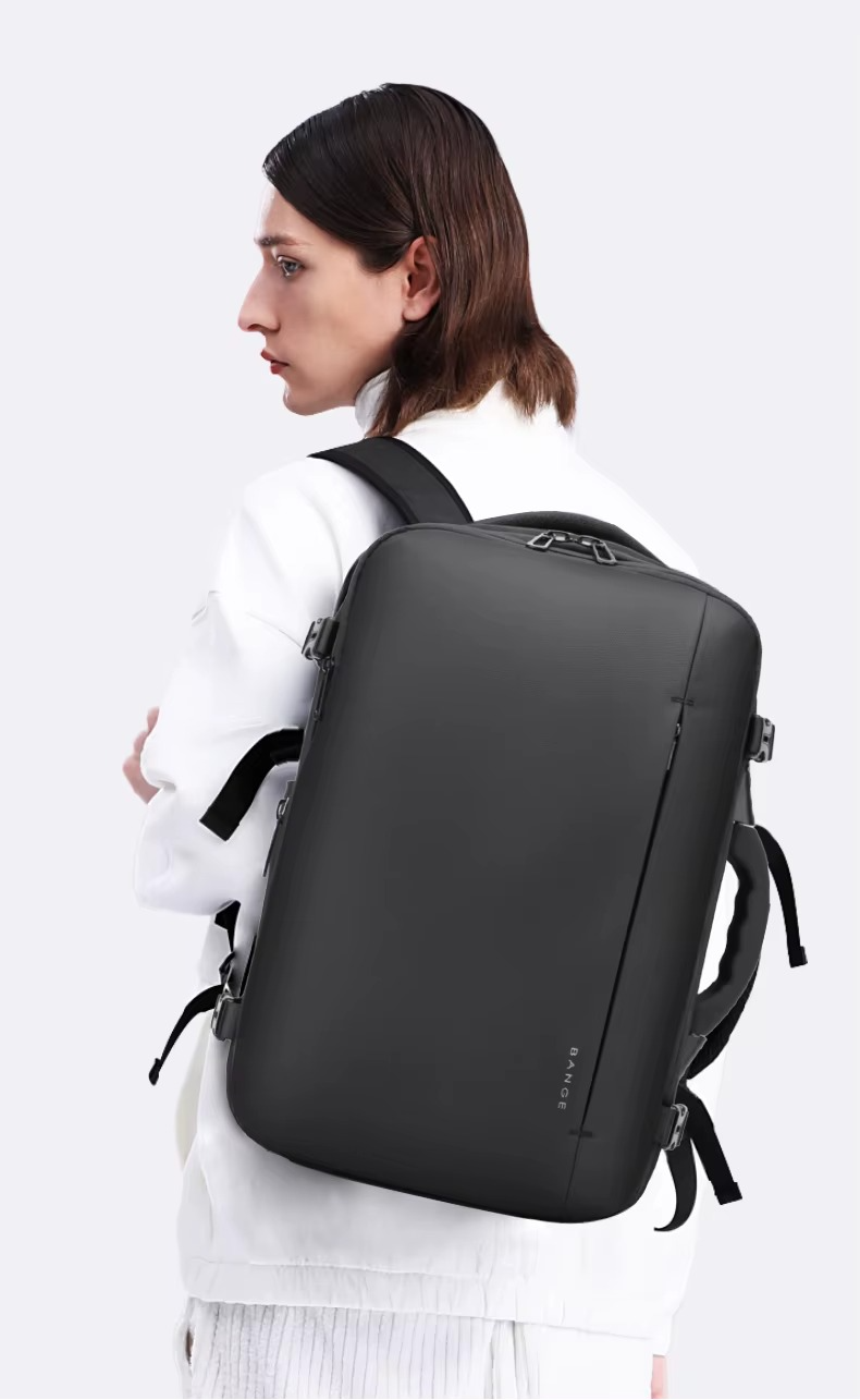 BANGE Hot Sell New Arrival Wholesale USB TSA Lock Weight Handle Waterproof Men Vacuum Compression Laptop Backpack 1909-8