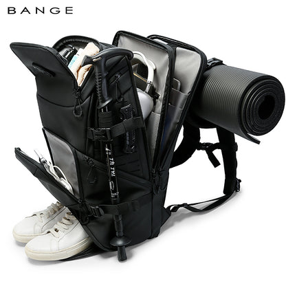 BANGE New Premium Multifunction Trendy 15.6inch Hiking Waterproof Men Laptop Backpack