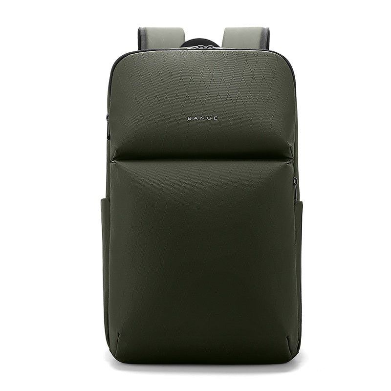 BANGE New Large Capacity Daily 15.6inch Light Waterproof Business Laptop Men Backpack 3065 Green