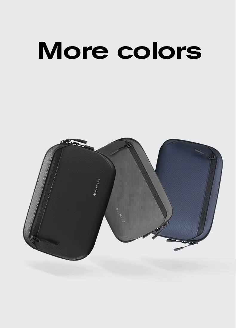 BANGE New Urban Travel Waterproof Electronic Organizer case Accessories Pouch Digital Storage Bag 6800 Blue