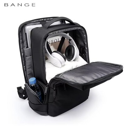 BANGE Usb Waterproof Travel Custom Men Casual Laptop Backpacks Model 2603 Black