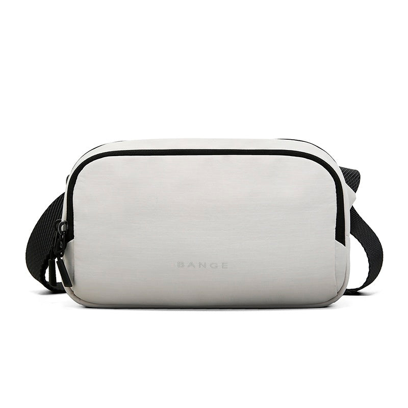 BANGE New Daily Unisex Lightweight  Waterproof Custom Men Crossbody Messenger Bag 3097 White