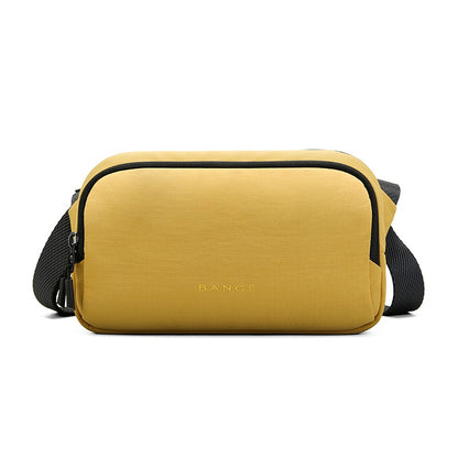 BANGE New Daily Unisex Lightweight Waterproof Custom Men Crossbody Messenger Bag 3097 Yellow