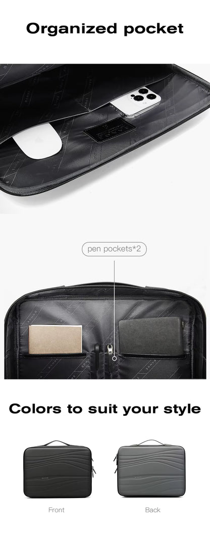 BANGE 8018 New Wholesale Waterproof 14inch Padded Laptop Briefcase High-quality Business Commute Multi-Compartment Laptop