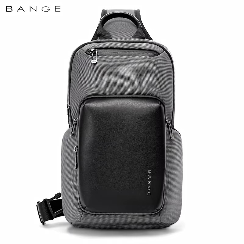 Bange Waterproof Shoulder CrossBody Sling Bag Model BG 7718 Grey
