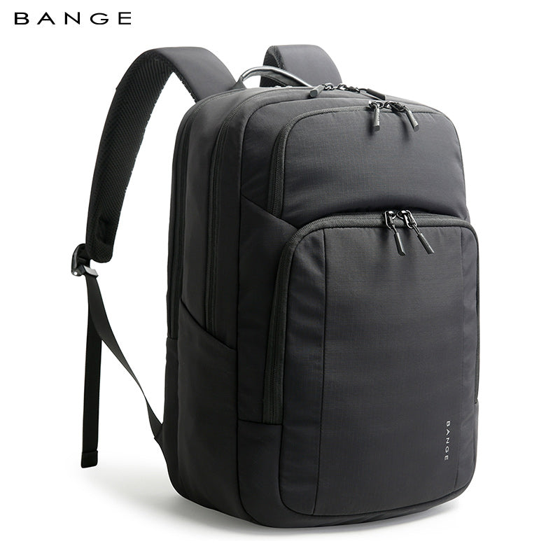BANGE New Travel Waterproof Soft Lightweight Student Casual Bag Men Laptop Backpack 7839 Black