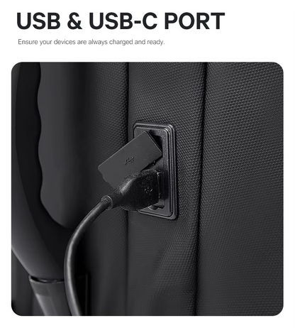 BANGE Hot Sell New Arrival Wholesale USB TSA Lock Weight Handle Waterproof Men Vacuum Compression Laptop Backpack 1909-8