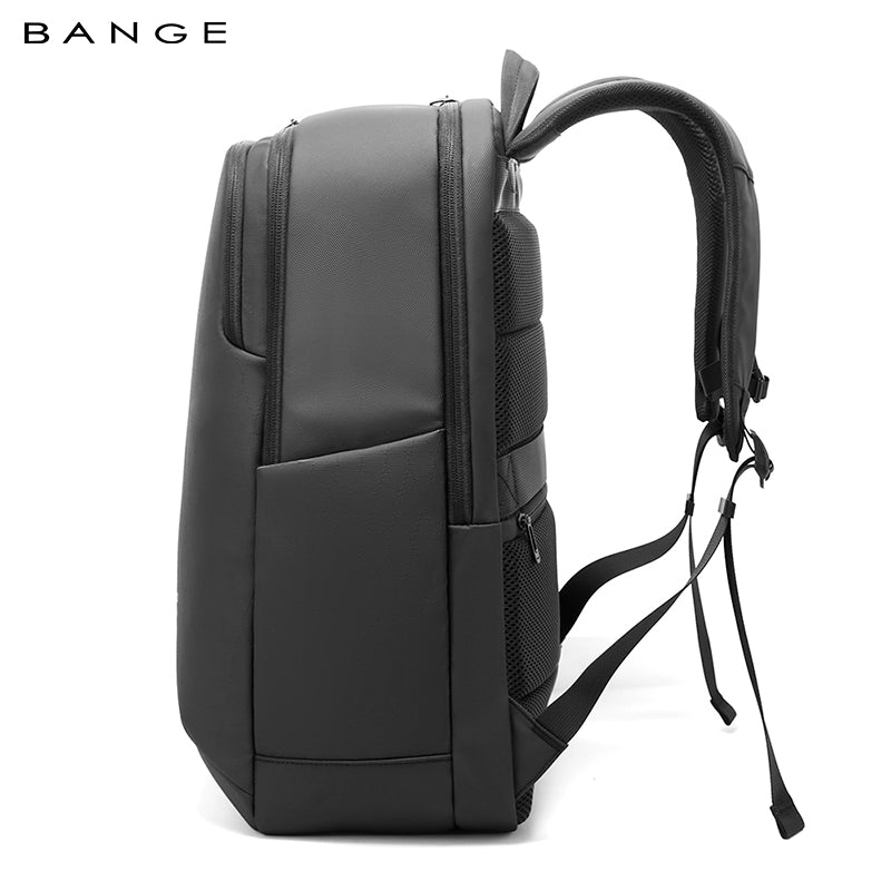 BANGE New Large Capacity Daily 15.6inch Light Waterproof Business Laptop Men Backpack 3068 Black