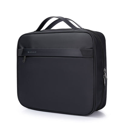 Bange 7529 new design waterproof men hanging travel toiletry bag Black
