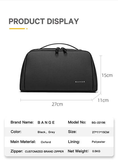 BANGE BG-22196 Waterproof Bag Convenient Storage Grey