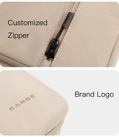 Bange 6802D Beige new protective water resistant 15inch laptop sleeve with handle