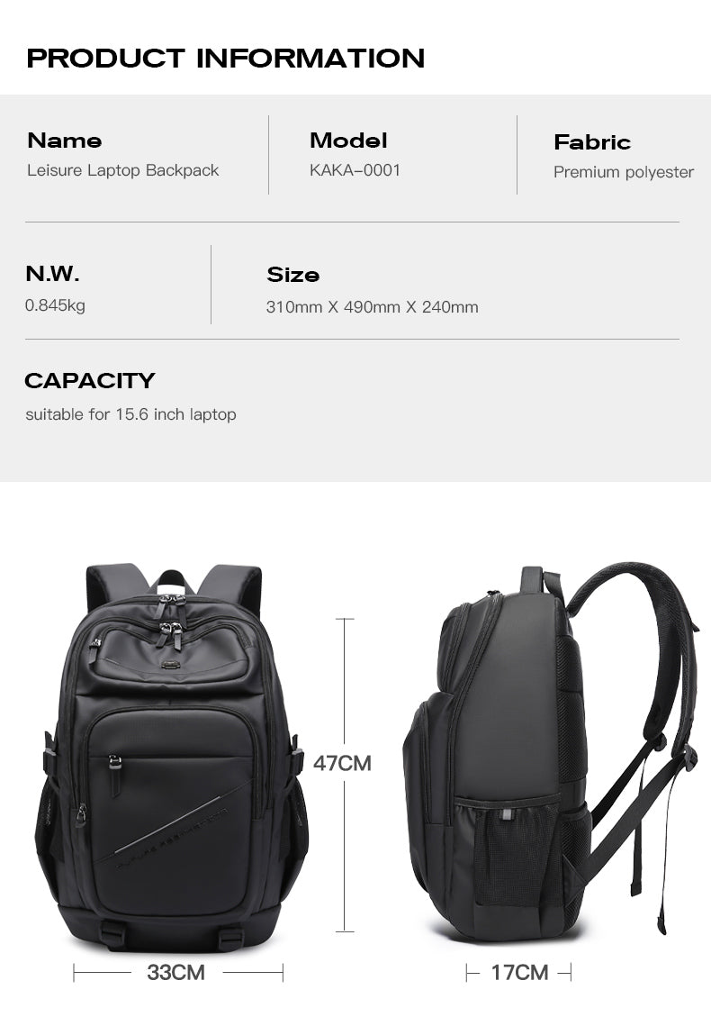 Bange KA001 Oxford Waterproof Student multifunctional backpack