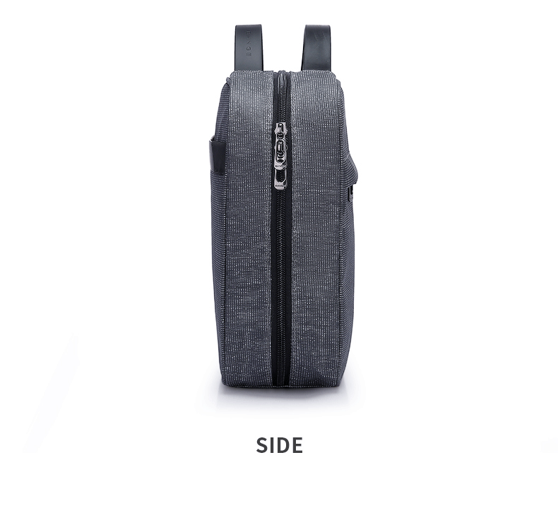Bange 7529 new design waterproof men hanging travel toiletry bag Black
