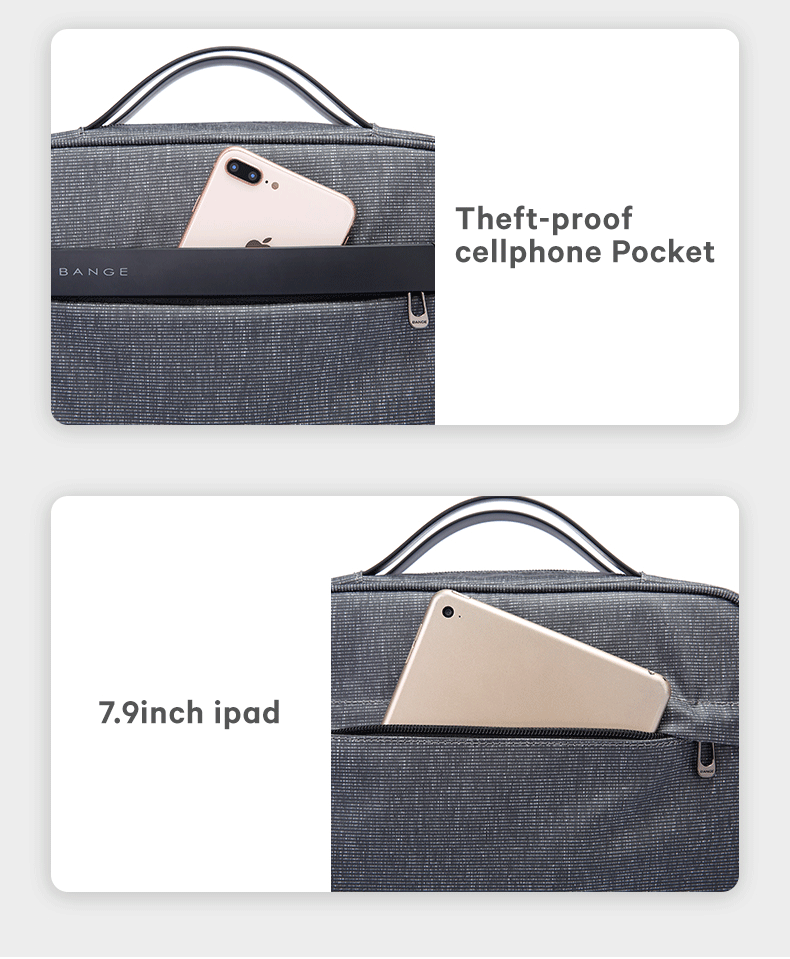 Bange 7529 Black new design waterproof men hanging travel toiletry bag