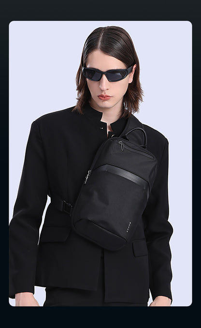 Bange Multifunctional Waterproof Sling Shoulder Men bag BG 7719 Black