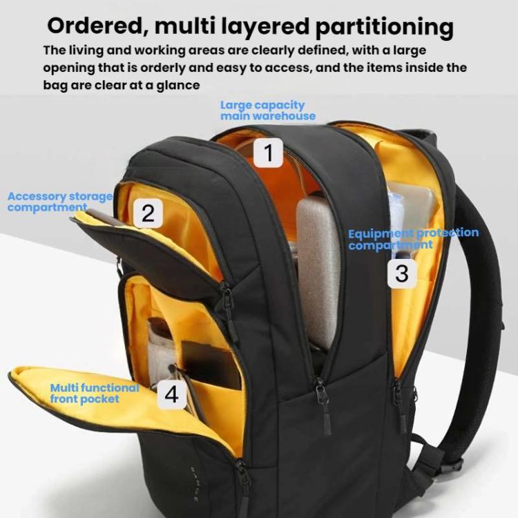 BANGE New Travel Waterproof Soft Lightweight Student Casual Bag Men Laptop Backpack 7839 Blue