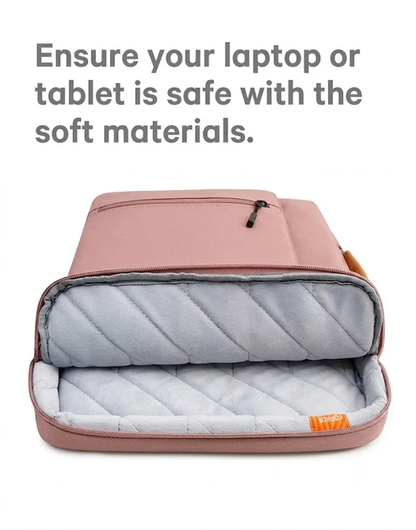 Bange 6802 Pink  New Protective Water Resistant 14 inch Laptop &amp; Mac Book Sleeve With Handle
