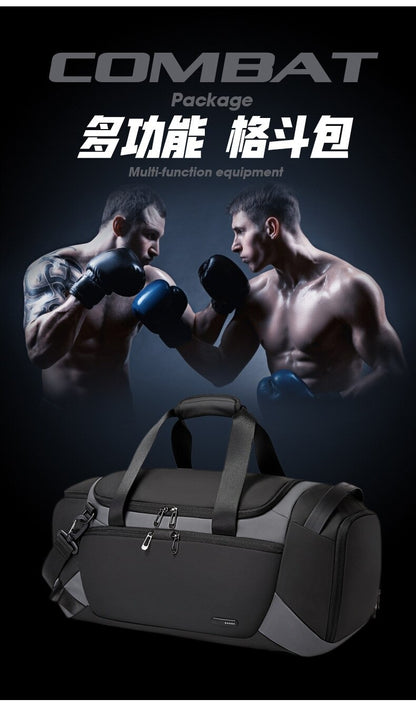 Bange stylist toiletry sport bags gym men waterproof travel duffel bag 2378 Black