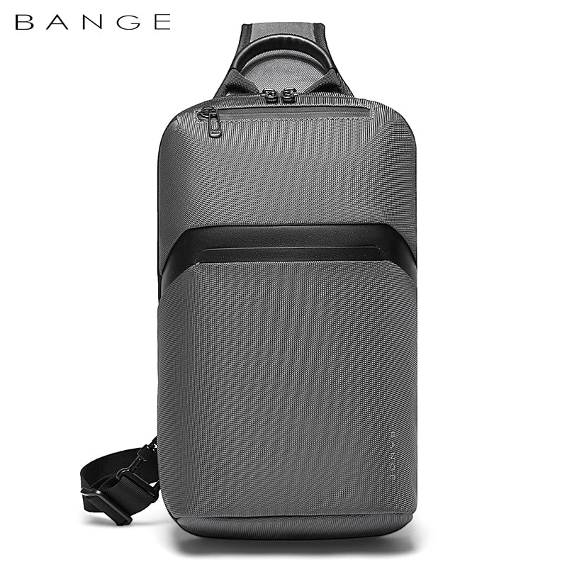 Bange Multifunctional Waterproof Sling Shoulder Men bag BG 7719 Grey