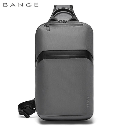 Bange Multifunctional Waterproof Sling Shoulder Men bag BG 7719 Grey